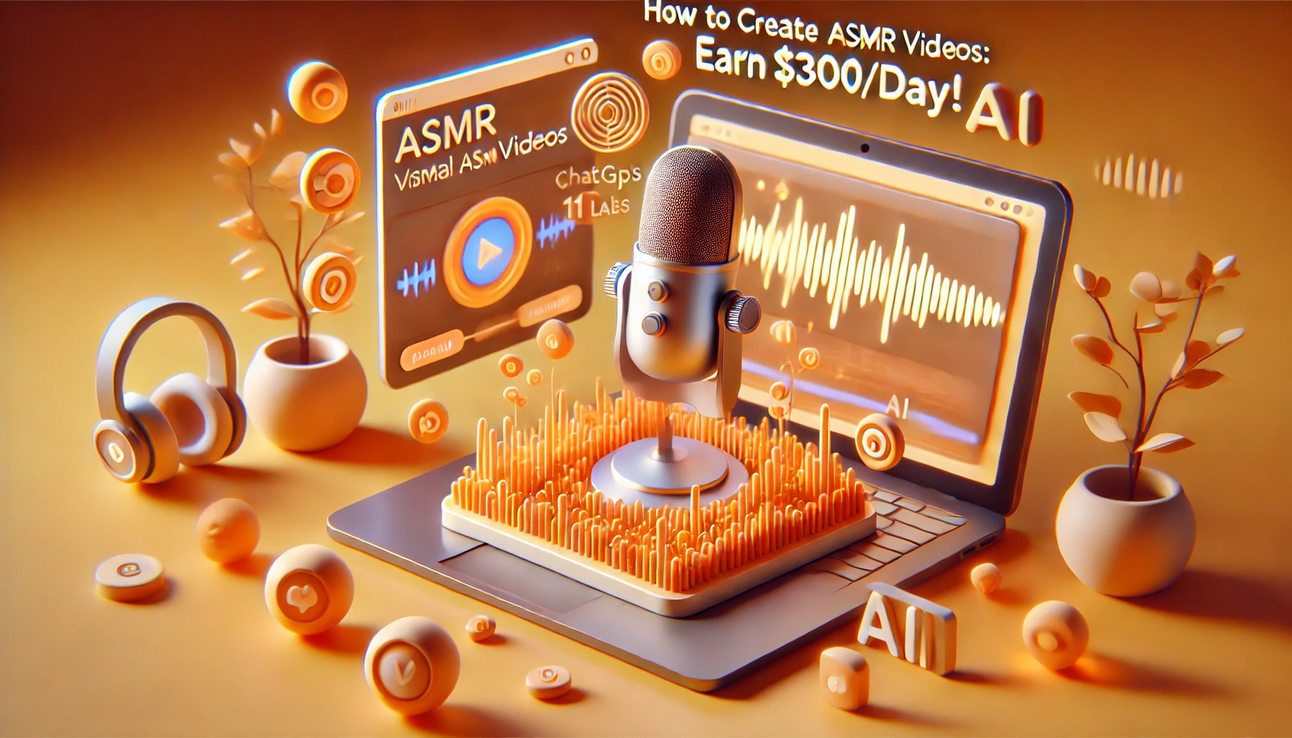 🎙 How to Create Viral ASMR Videos with AI: A Way to Help You Earn a Lot!