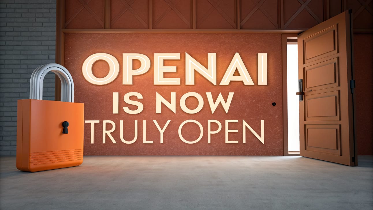 🔓 OpenAI’s First Truly “Open”AI
