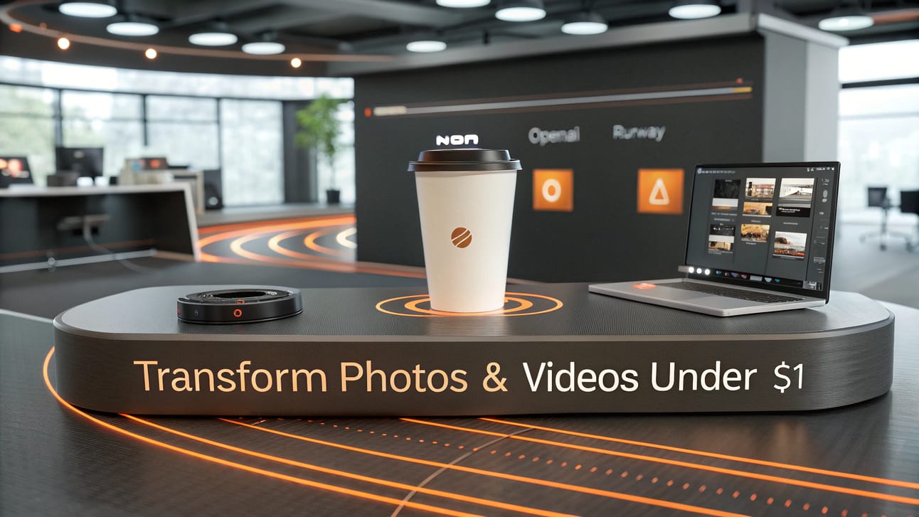 ✨ Transform Your Product Photos with AI Marketing for Under $1!