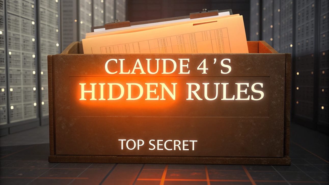 👀 Claude 4’s Secret Playbook