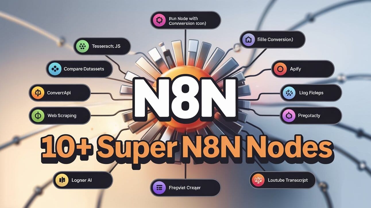 🧩 Beyond Basics: 10+ n8n Nodes For Killer Automated Workflows!