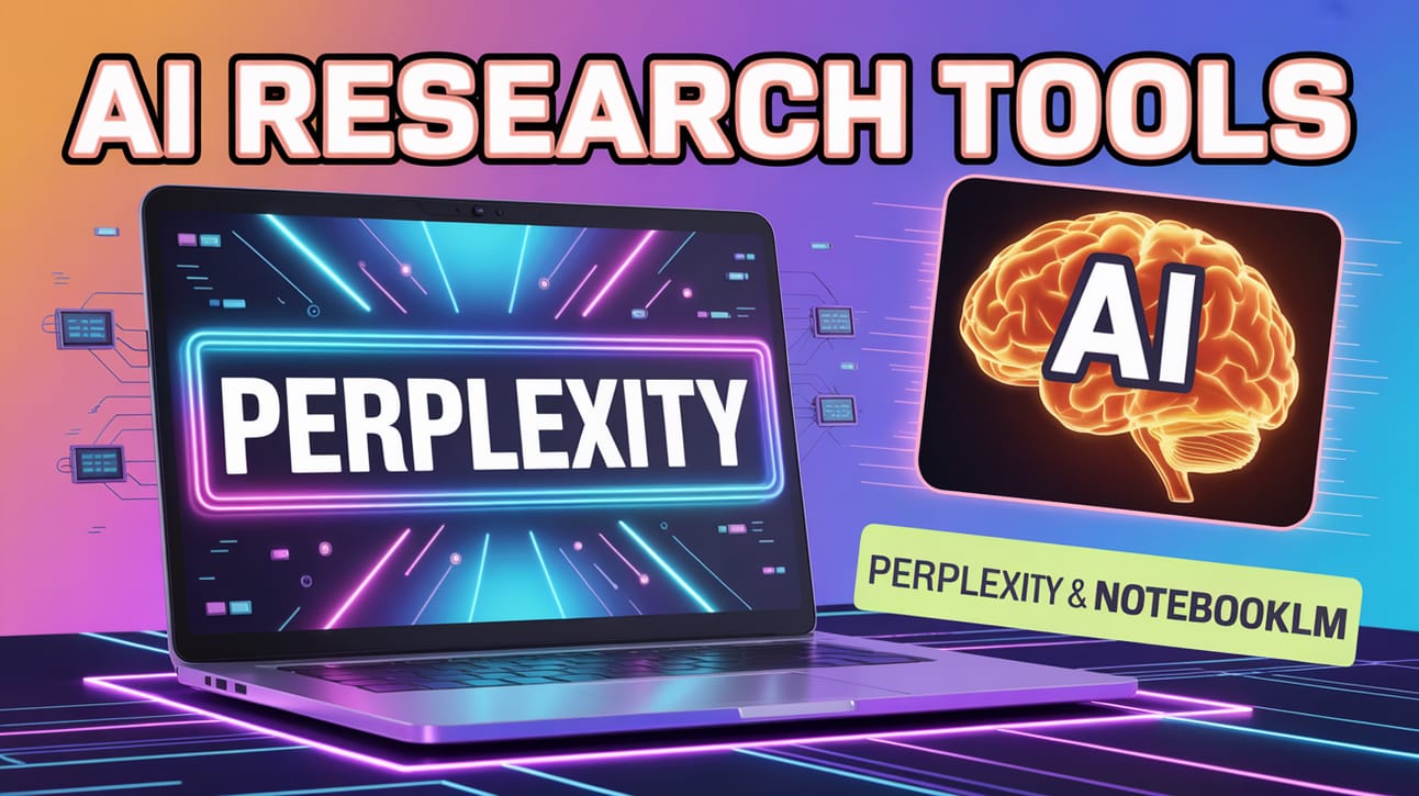 🤖 AI Research Tools: Detailed Guide to Using Perplexity and NotebookLM