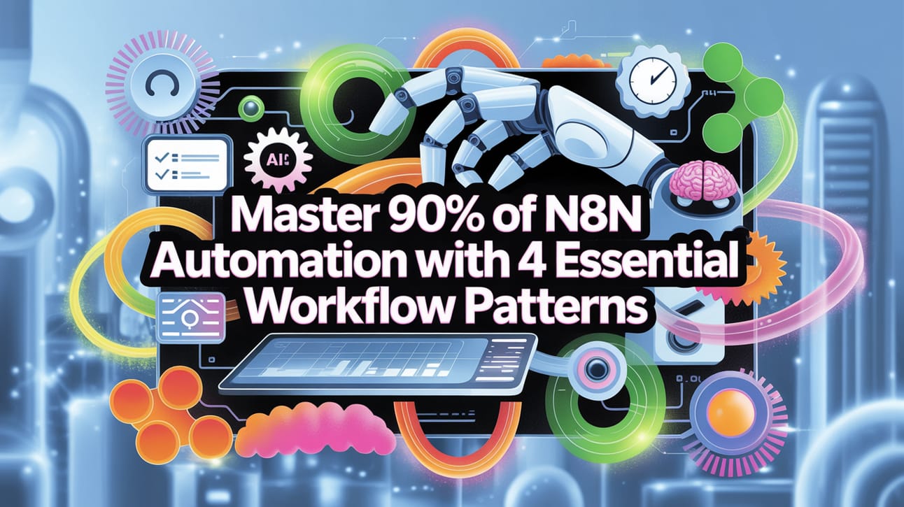 💡 Master 90% Of N8N Automation With 4 Essential Workflow Patterns