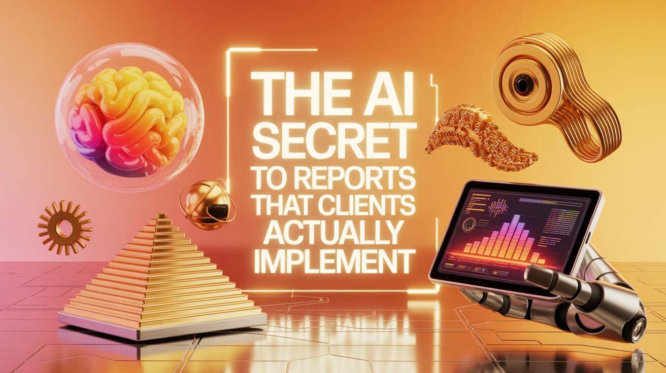 🔑 The AI Secret To Reports That Clients Actually Implement