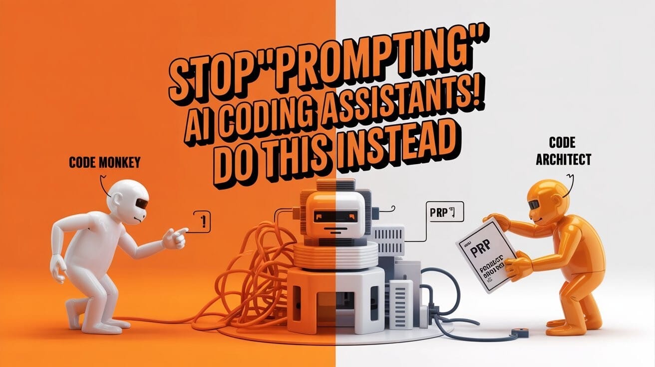🏗️ Stop “Prompting” AI Coding Assistants! Do THIS Instead