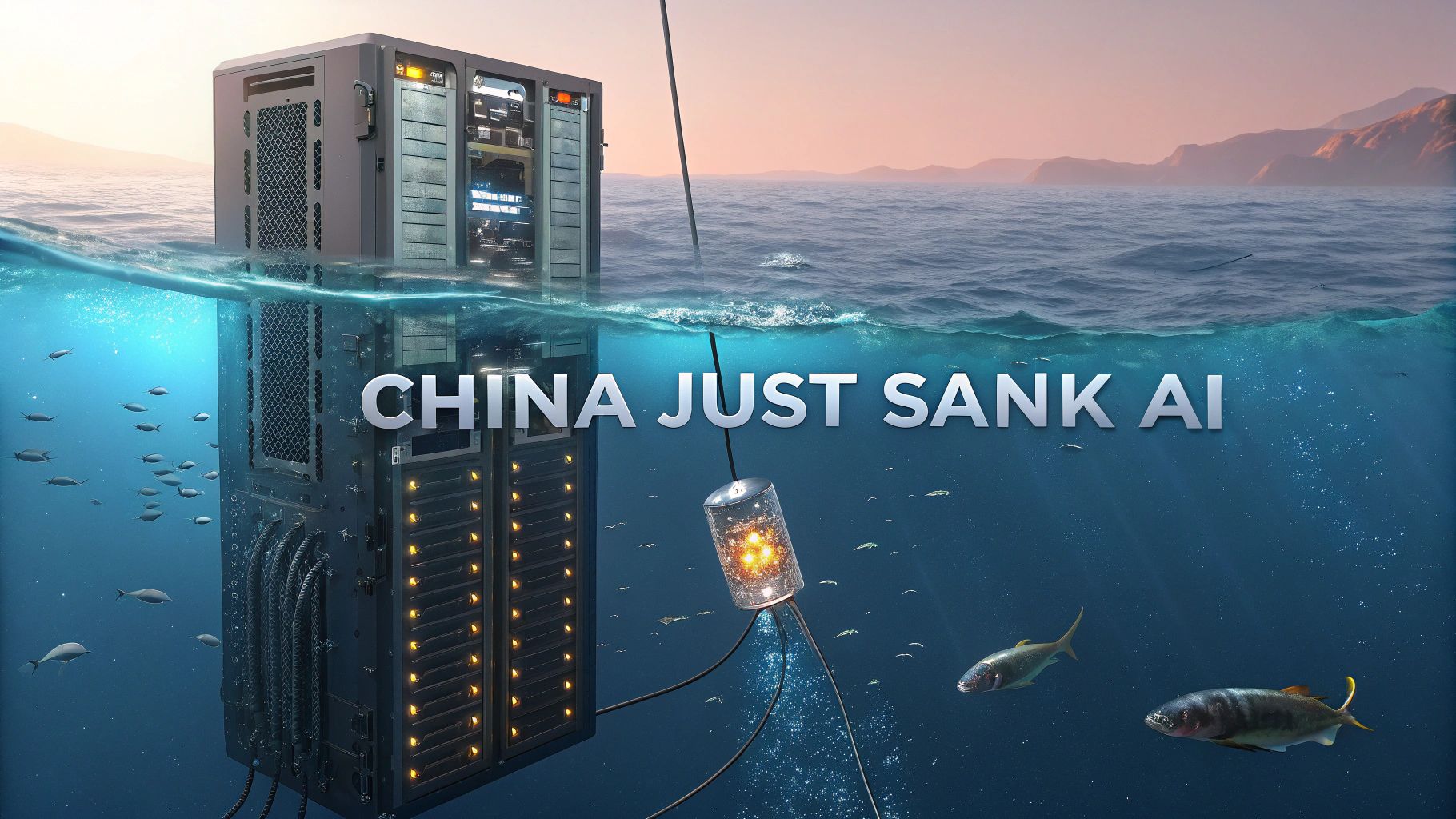 🌊 China’s AI is Floating in the Ocean