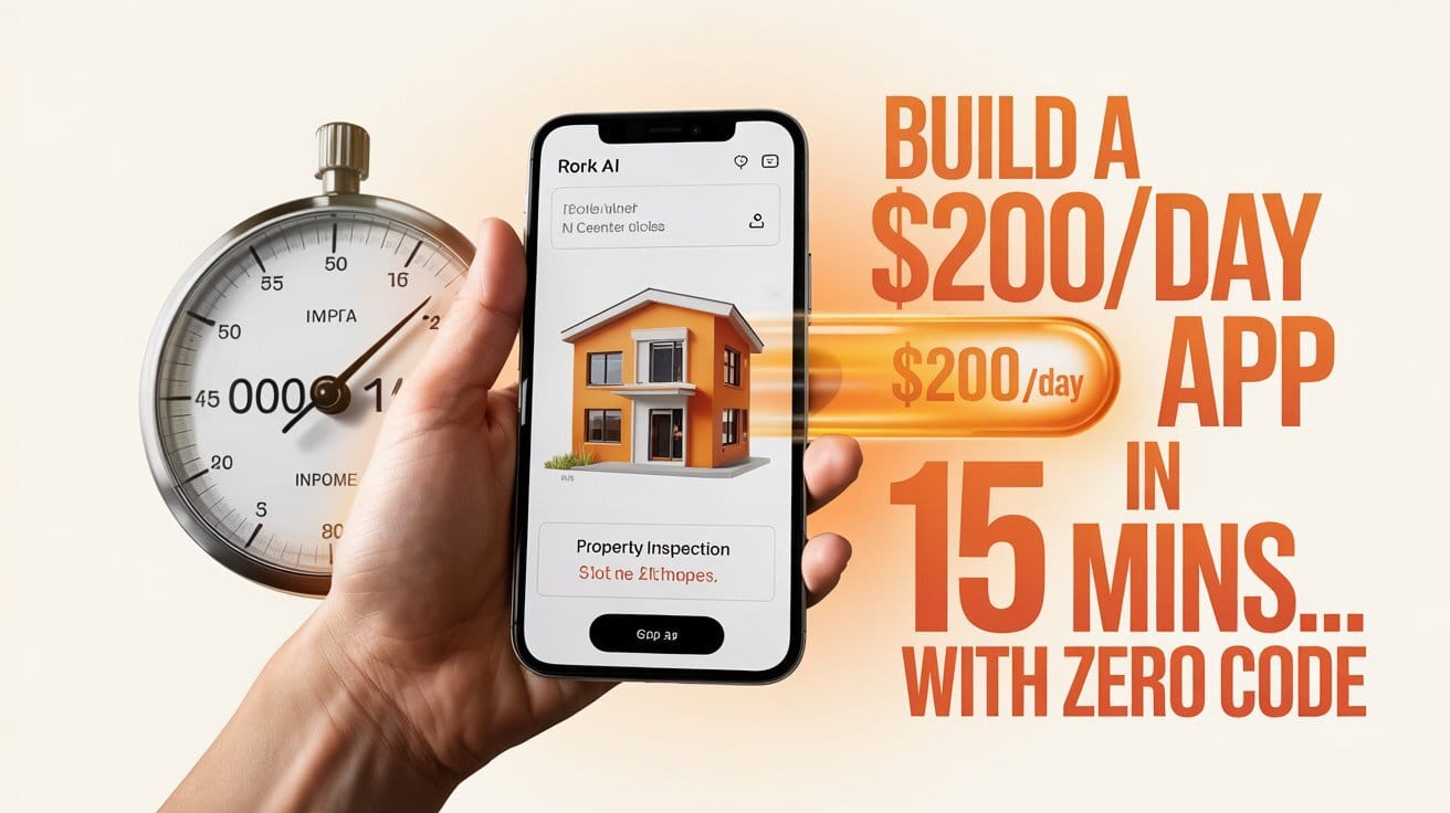 💰 How I Built A $200/Day App In 15 Mins With Rork (No Code!)