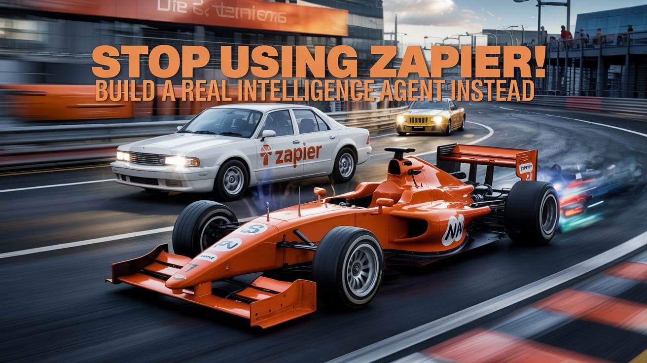 🤖 Stop Using Zapier! Build A REAL Intelligence Agent Instead