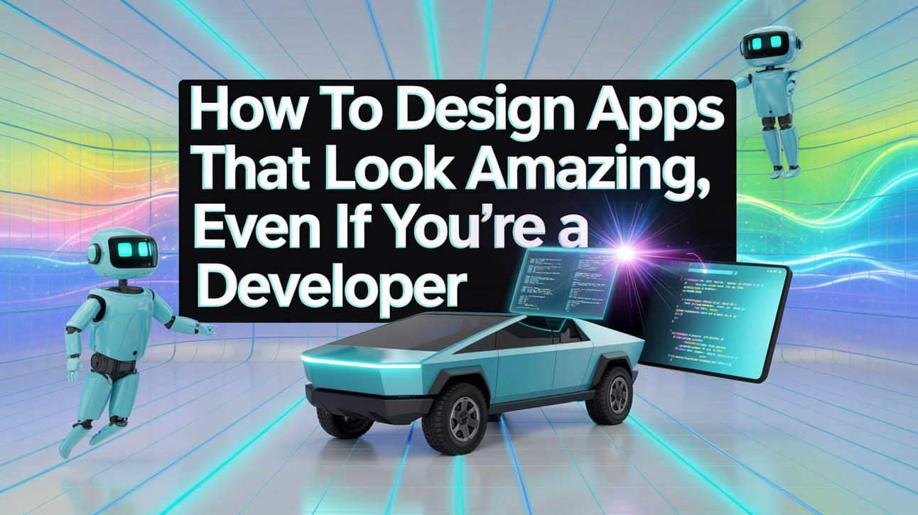 💻 How To Design Apps That Look Amazing, Even If You’re A Developer