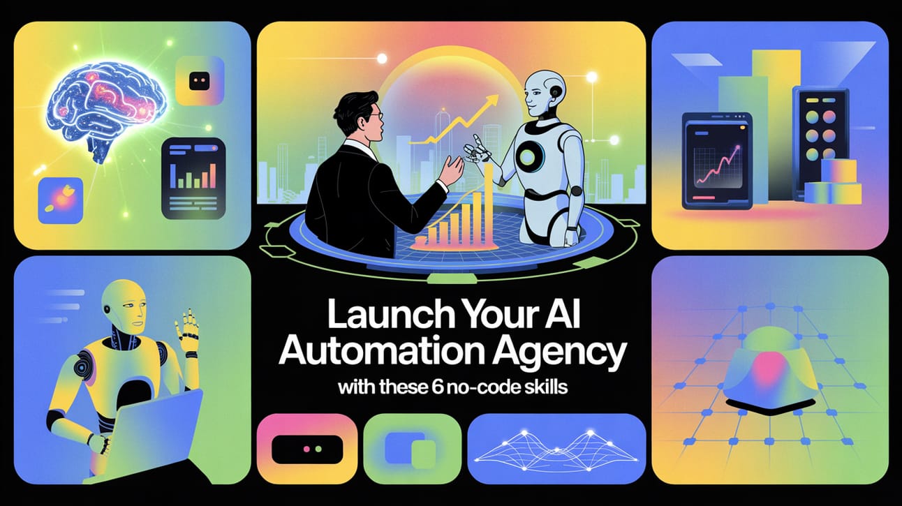 🚀 Launch Your AI Automation Agency With These 6 No-Code Skills