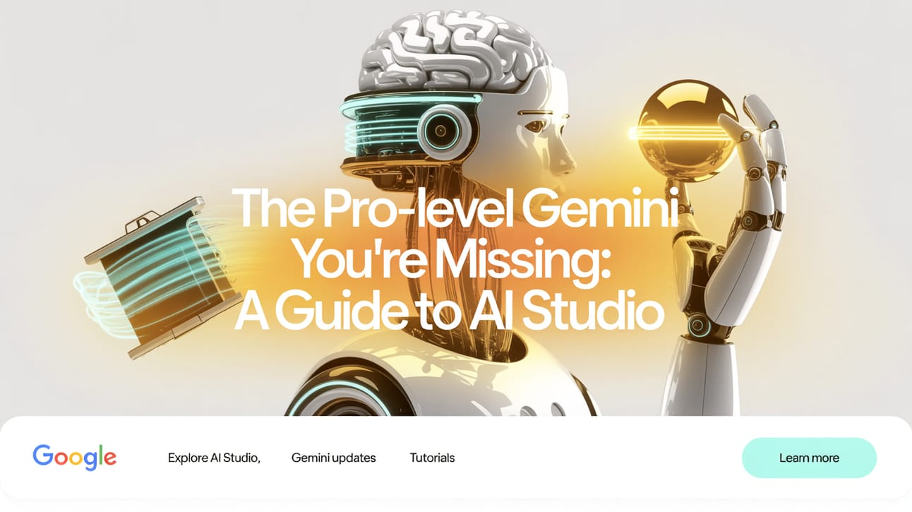 💡 The Pro-Level Gemini You’re Missing: A Guide To AI Studio