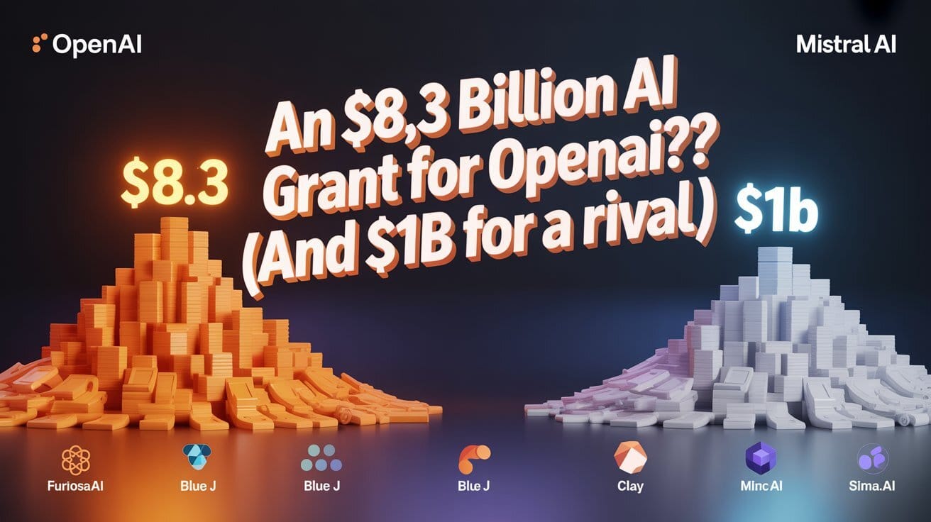 🤯 An $8.3 BILLION AI Grant For OpenAI?! (And $1B For A Rival!)