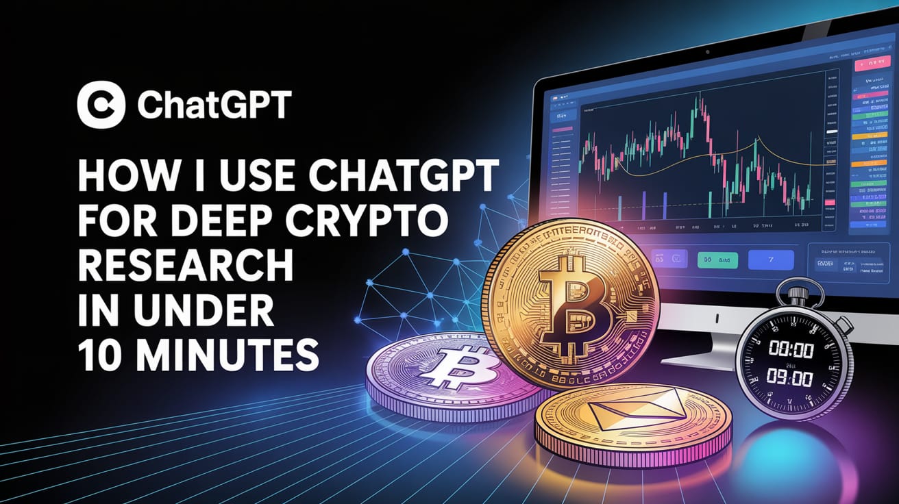 ⏱️ How I Use ChatGPT For Deep Crypto Research In Under 10 Minutes