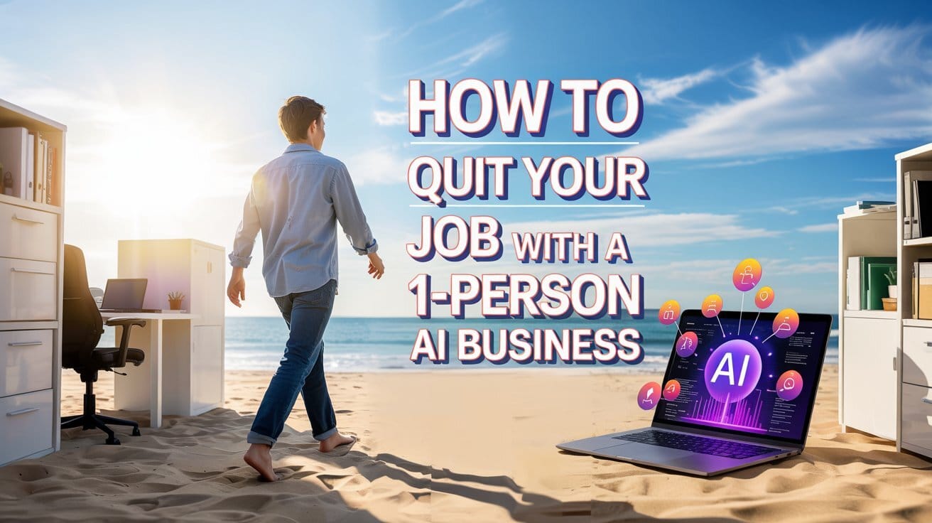 🚶♂️ Quit Your Job With A 1-Person AI Business (& Make MORE Money)