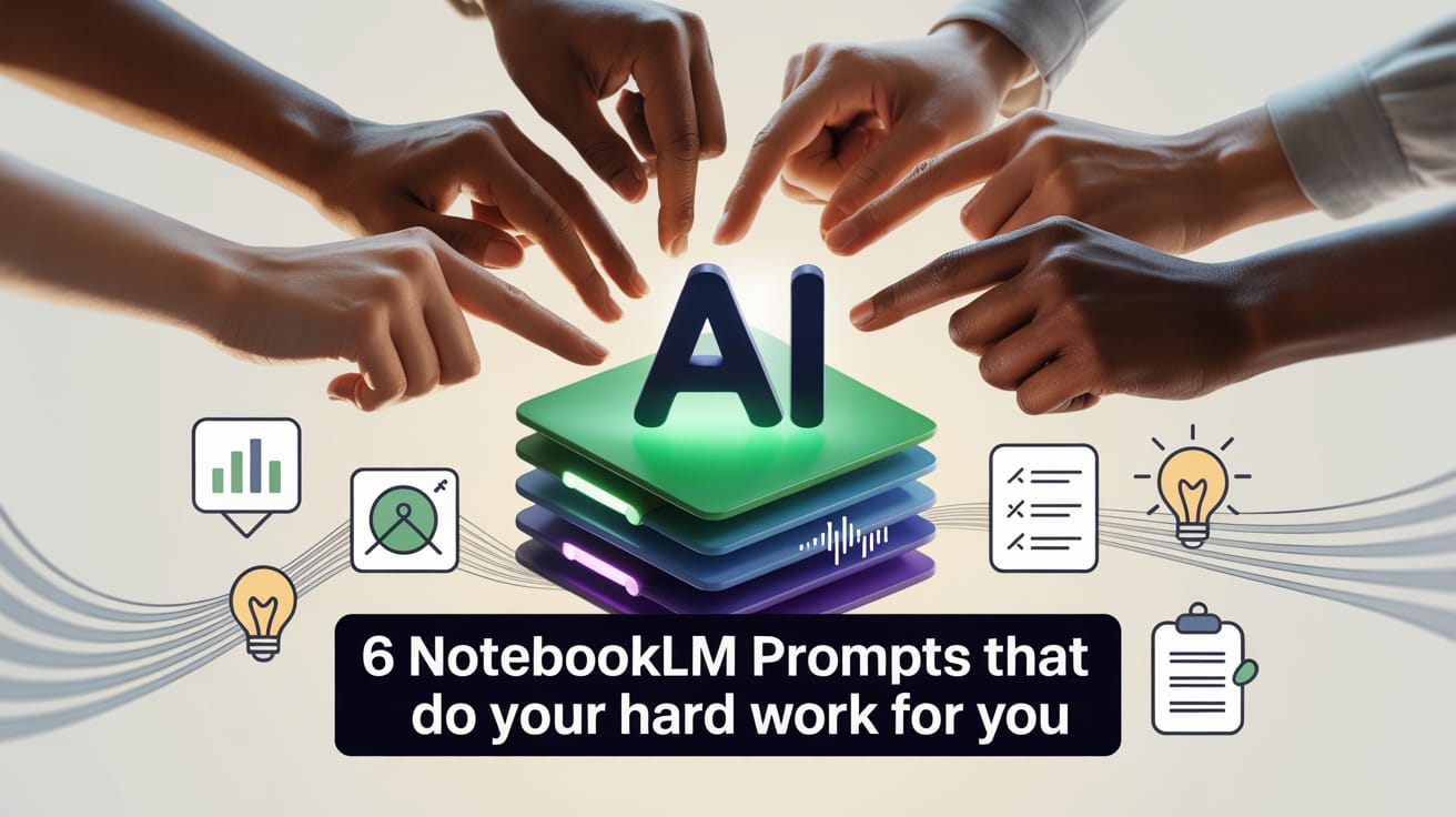 ✍️ 6 NotebookLM Prompts That Do Your Hard Work For You