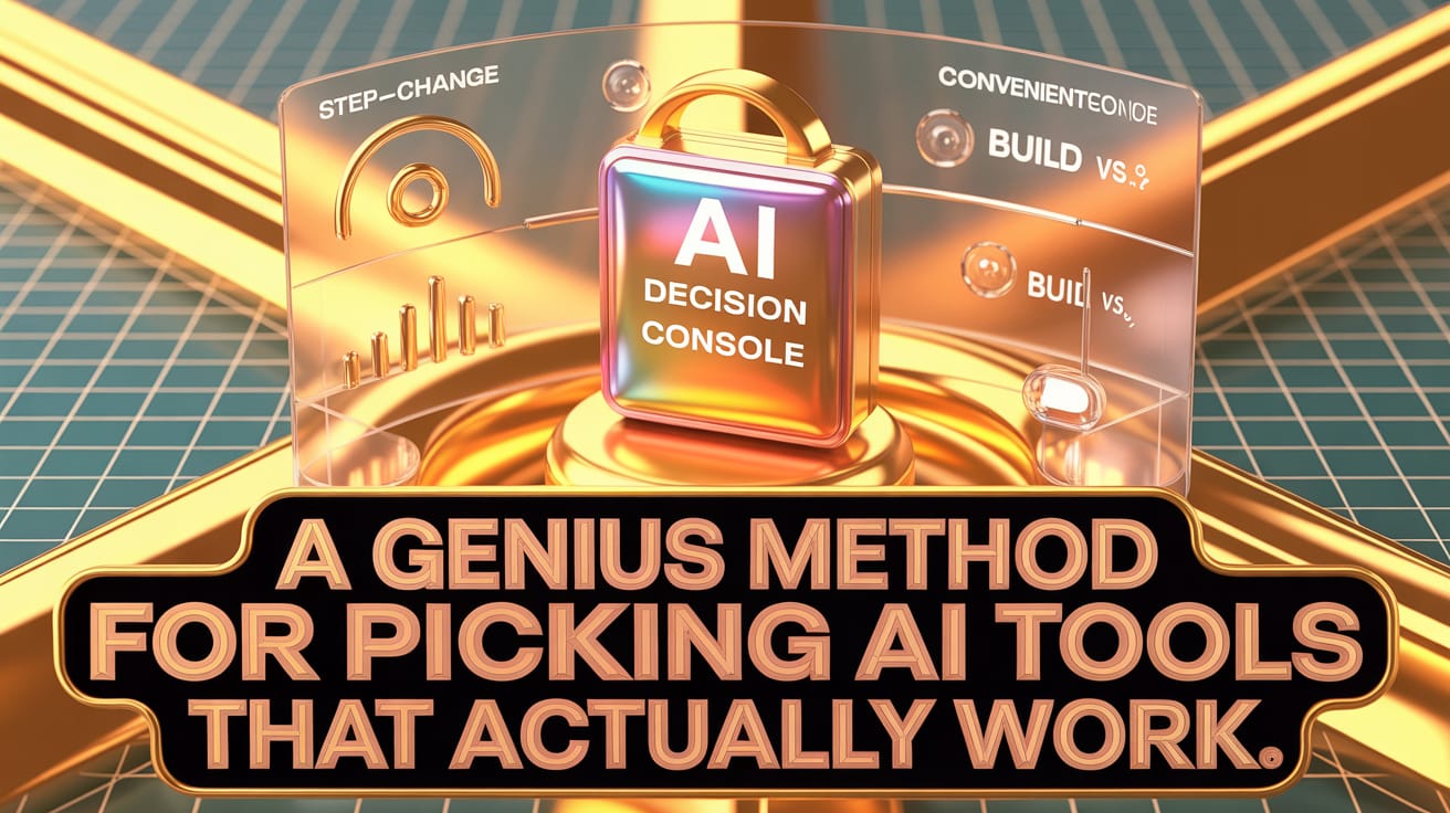 💡 A Genius Method For Picking AI Tools That Actually Work