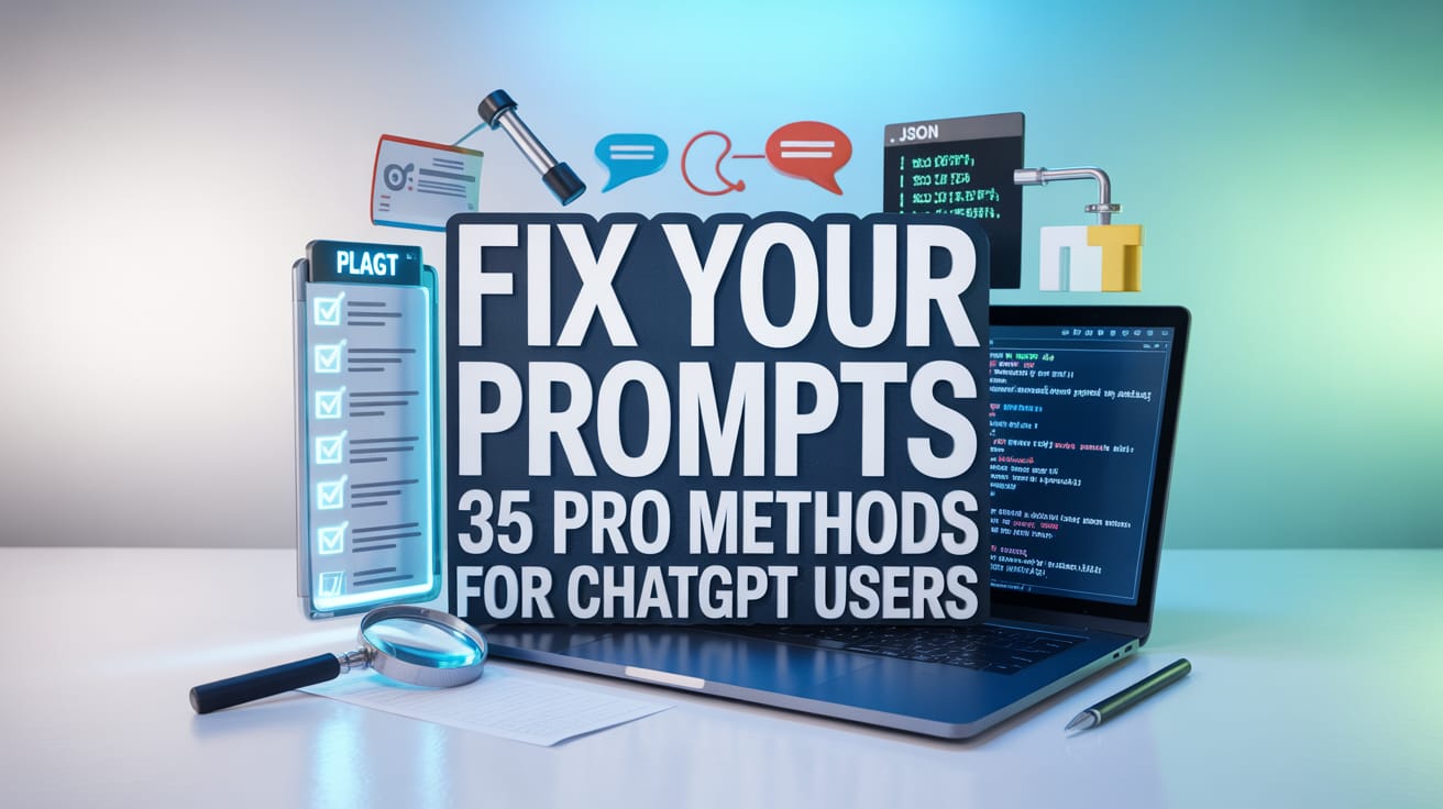 🛠️ Fix Your Prompts: 35 Pro Methods For ChatGPT Users
