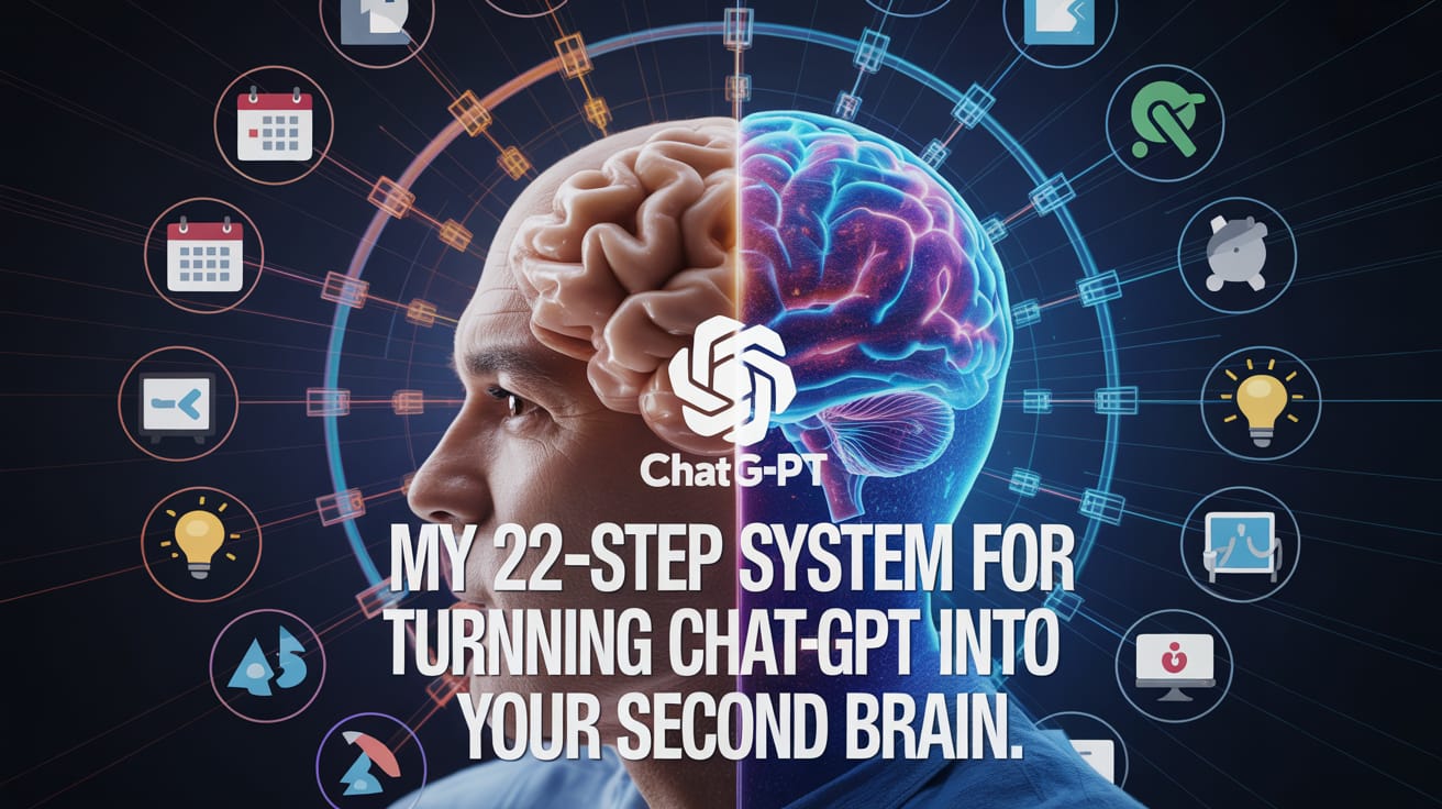 🏆 My 22-Step System For Turning ChatGPT Into Your Second Brain