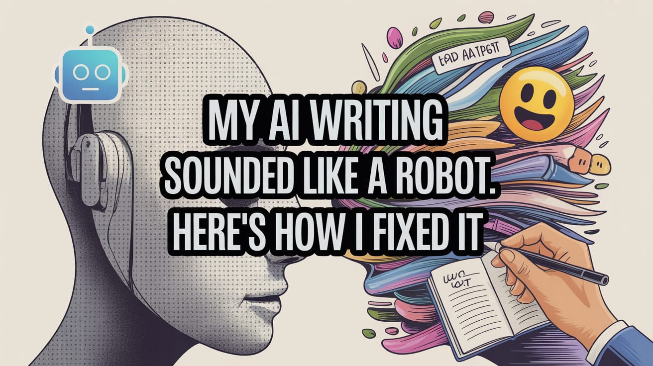 🤖 My AI Writing Sounded Like A Robot. Here’s How I Fixed It