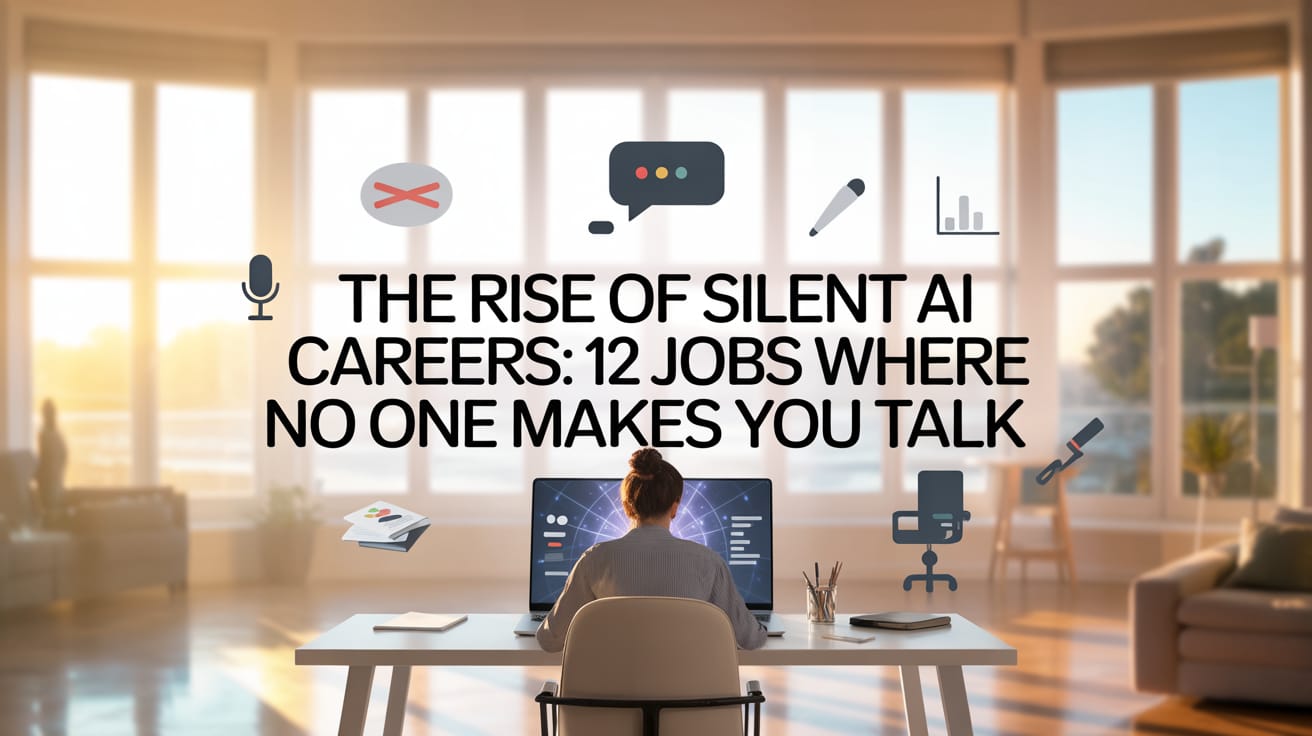 🤫 The Rise Of Silent AI Careers: 12 Jobs Where No One Makes You Talk