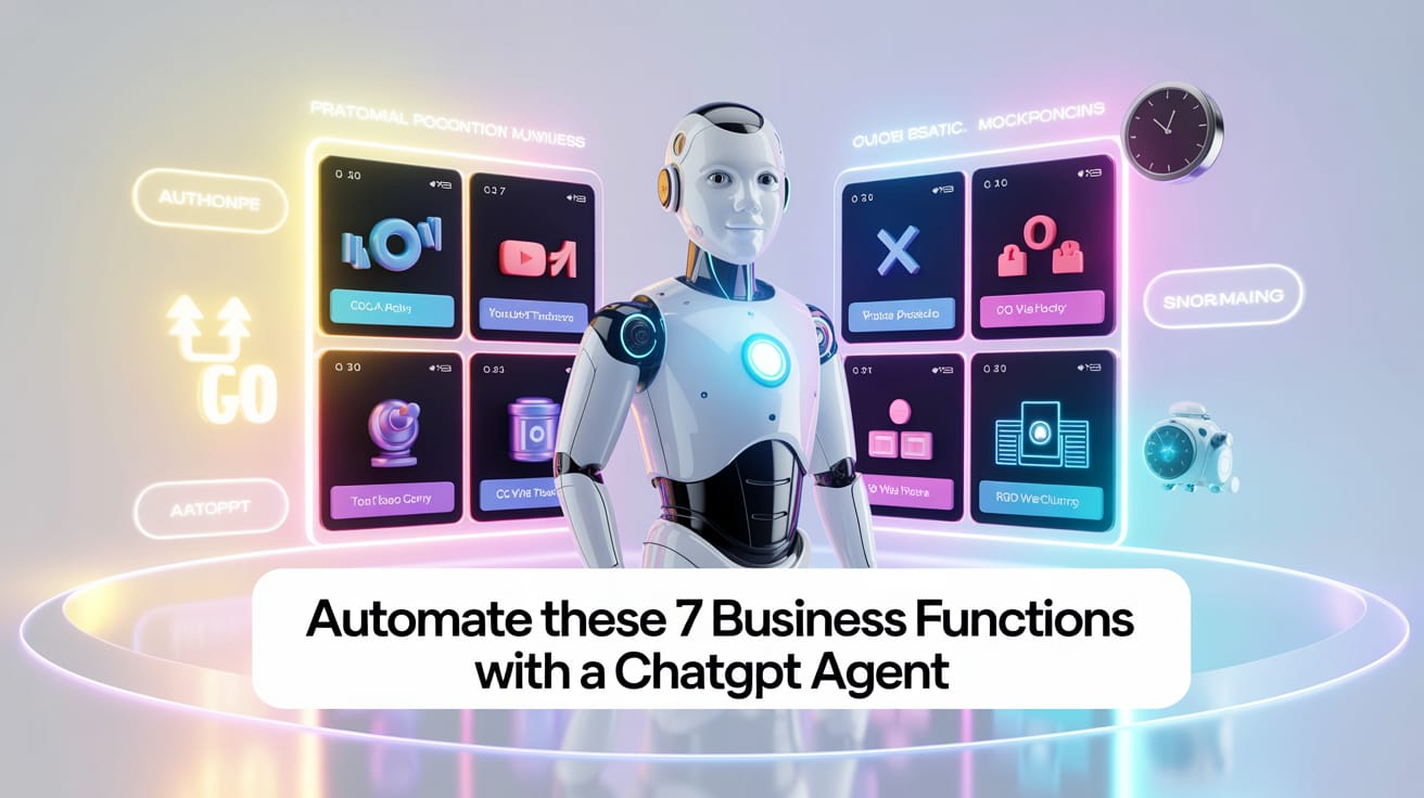 📈 Automate These 7 Business Functions With A ChatGPT Agent