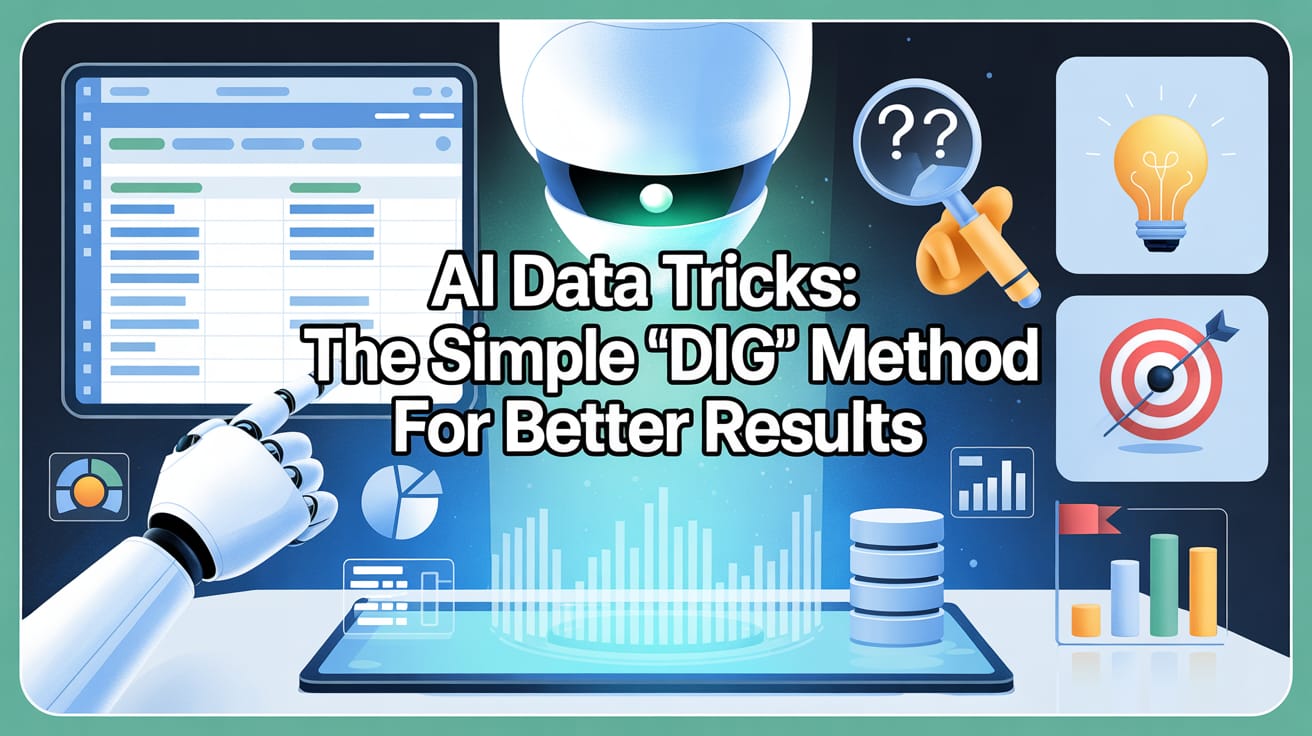🔮 AI Data Tricks: The Simple ‘DIG’ Method For Better Results
