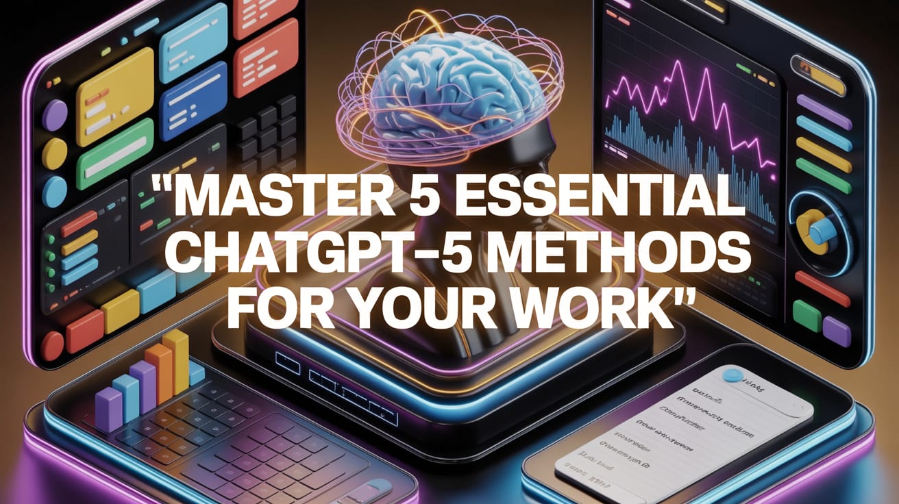 📝 Master 5 Essential ChatGPT-5 Methods For Your Work