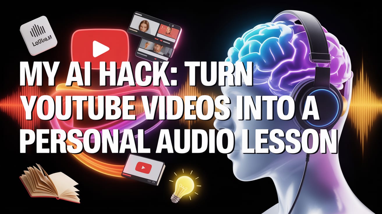 🎙️ My AI Hack: Turn YouTube Videos Into A Personal Audio Lesson