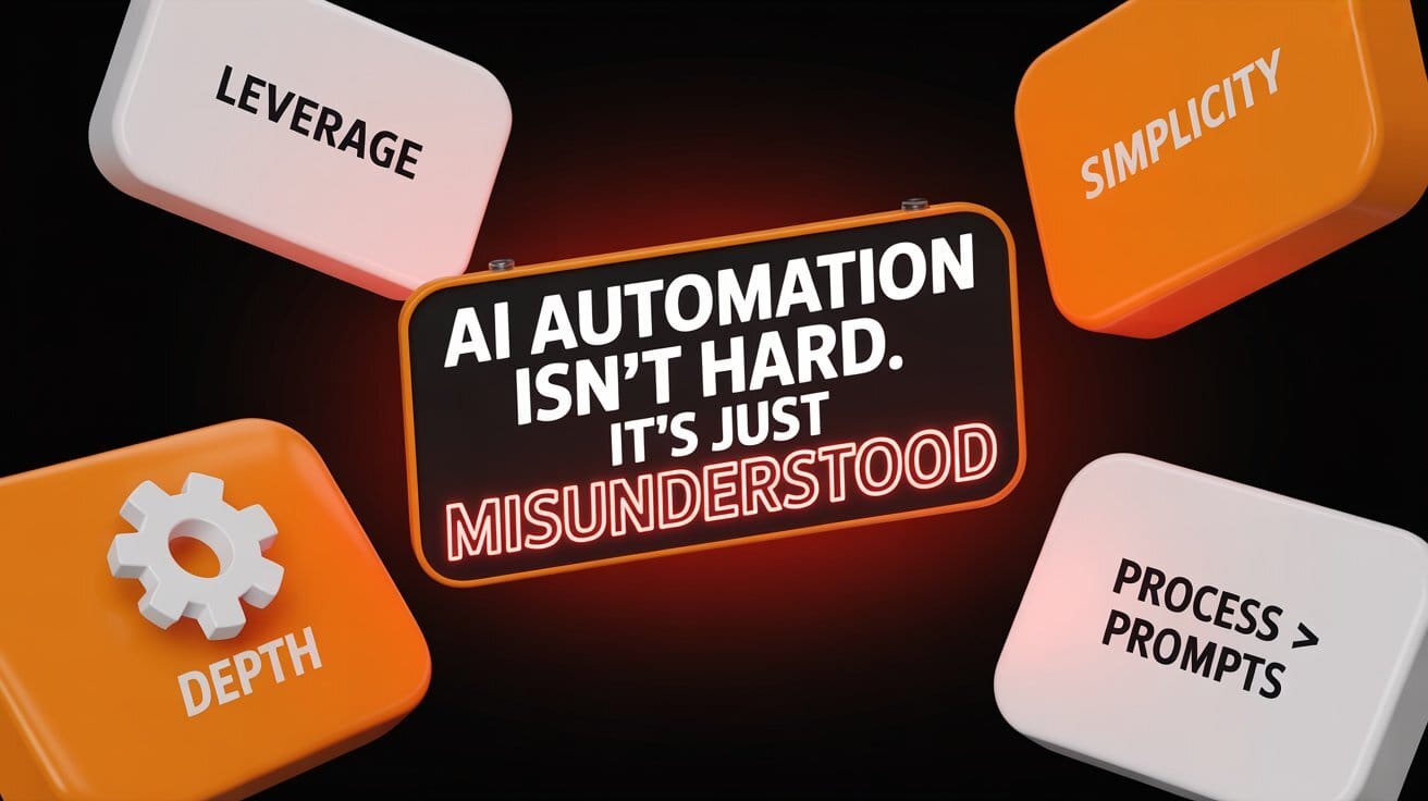 💡 AI Automation Isn’t Hard. It’s Just Misunderstood