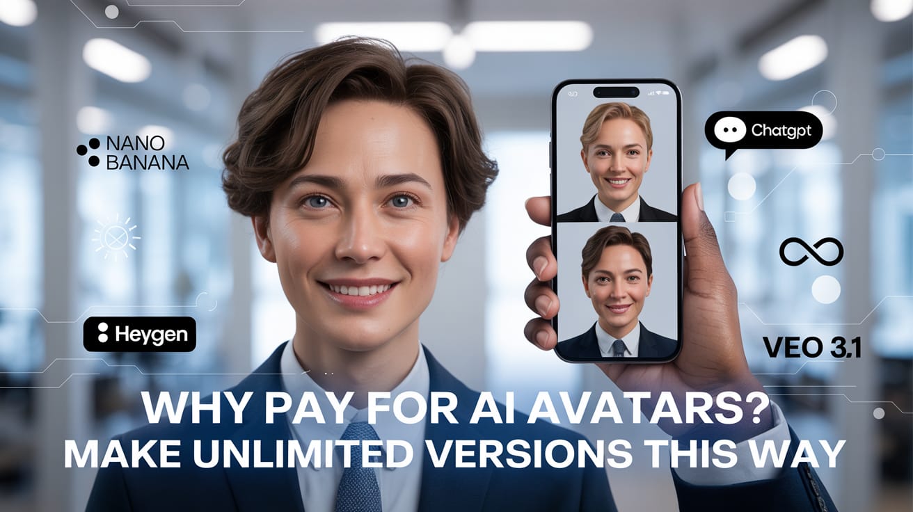 💸 Why Pay For AI Avatars? Make Unlimited Versions This Way