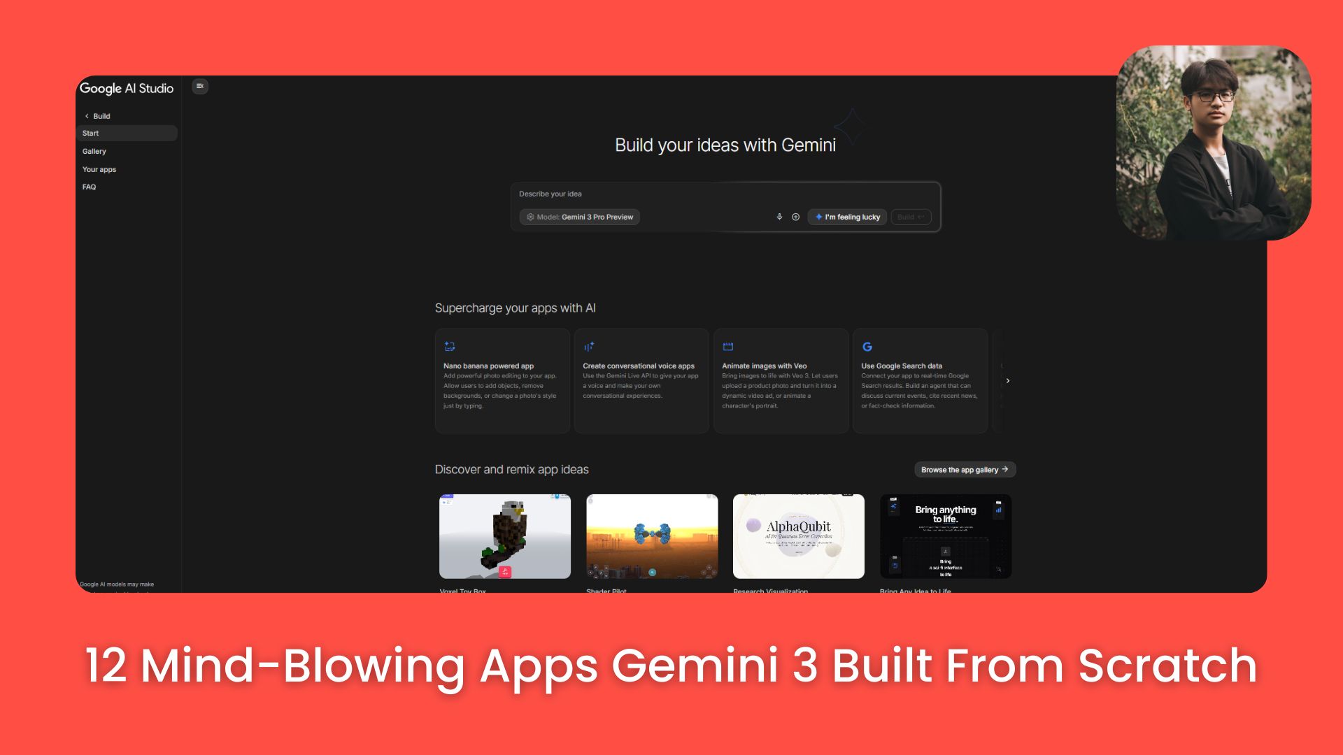 🤯 12 Mind-Blowing Apps Gemini 3 Built From Scratch