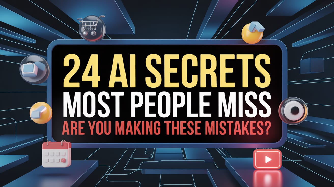 🤫 24 AI Secrets Most People Miss. Are You Making These Mistakes?