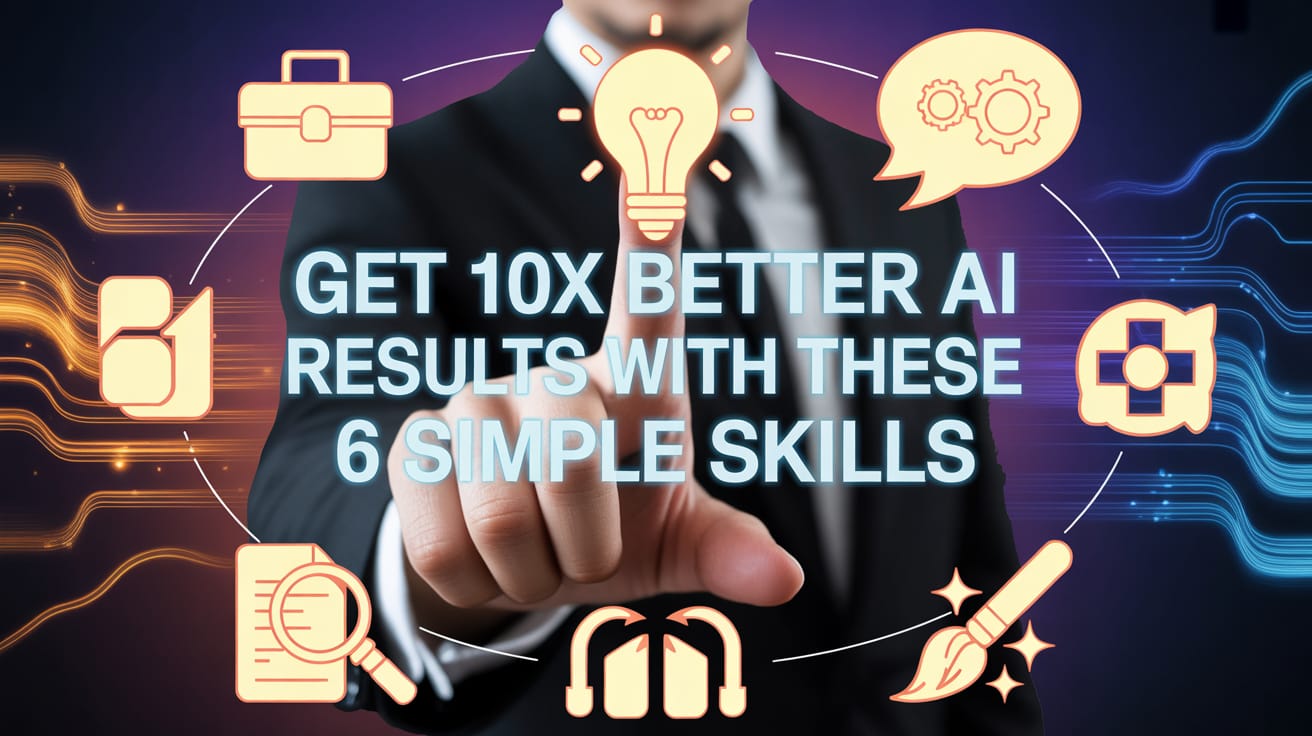 🎯 Get 10x Better AI Results With These 6 Simple Skills
