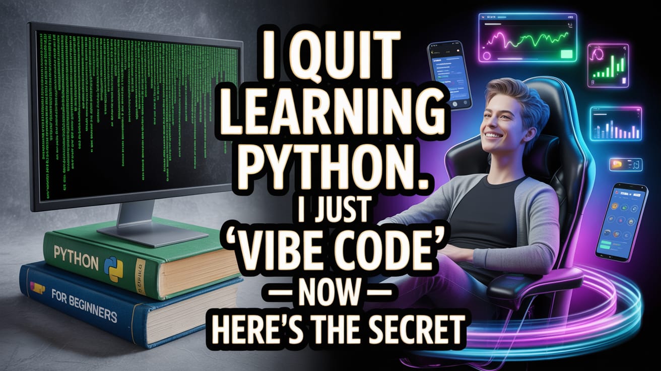 🤫 I Quit Learning Python. I Just “Vibe Code” Now – Here’s The Secret