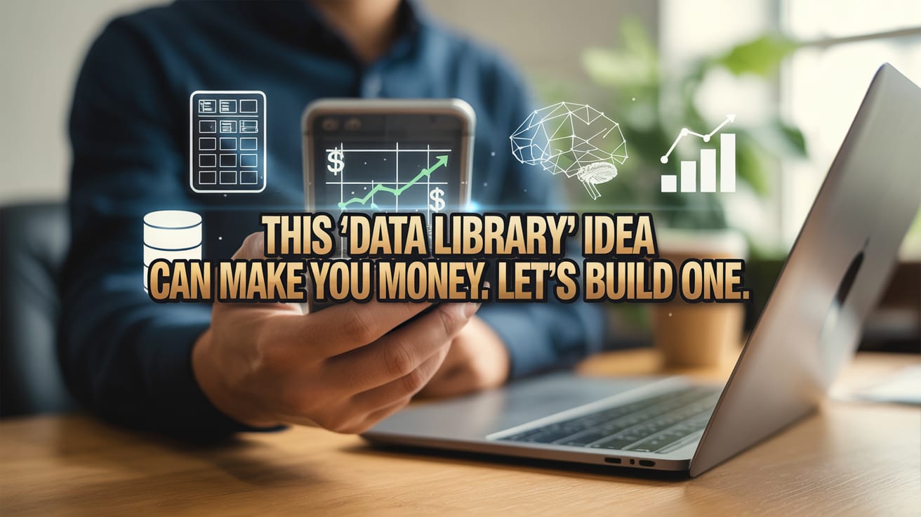 💰 This “Data Library” Idea Can Make You Money. Let’s Build One.