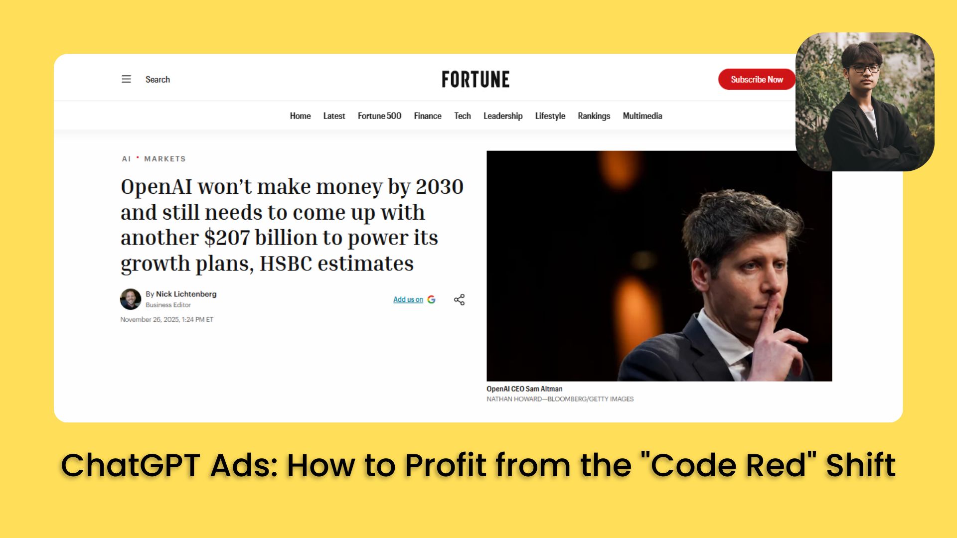 🚨 Code Red: ChatGPT Ads Are About to Replace Google Keywords