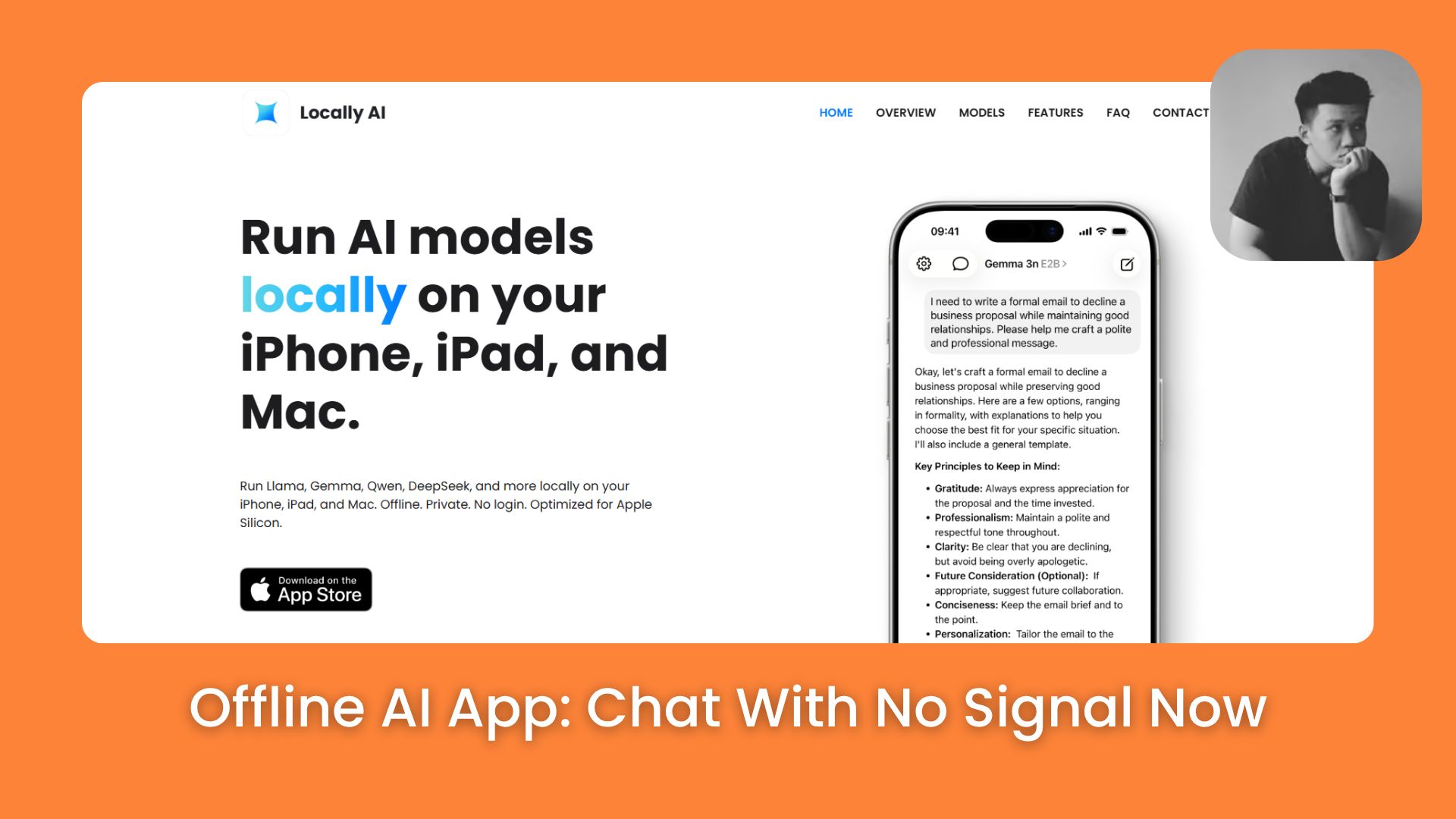 🤯 Free App to Run a Private Chatbot Offline On Your Own Phone With Zero Signal