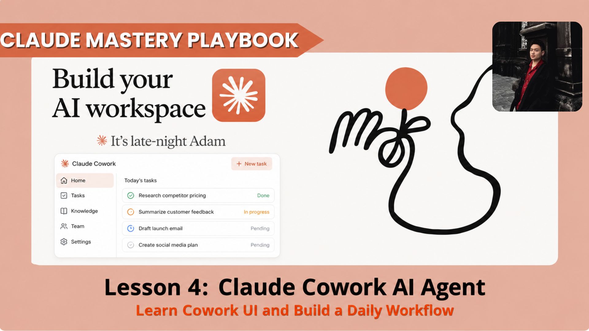 🔥 [Claude AI Mastery Playbook] Lesson 4: Build Your First Claude Cowork AI Agent
