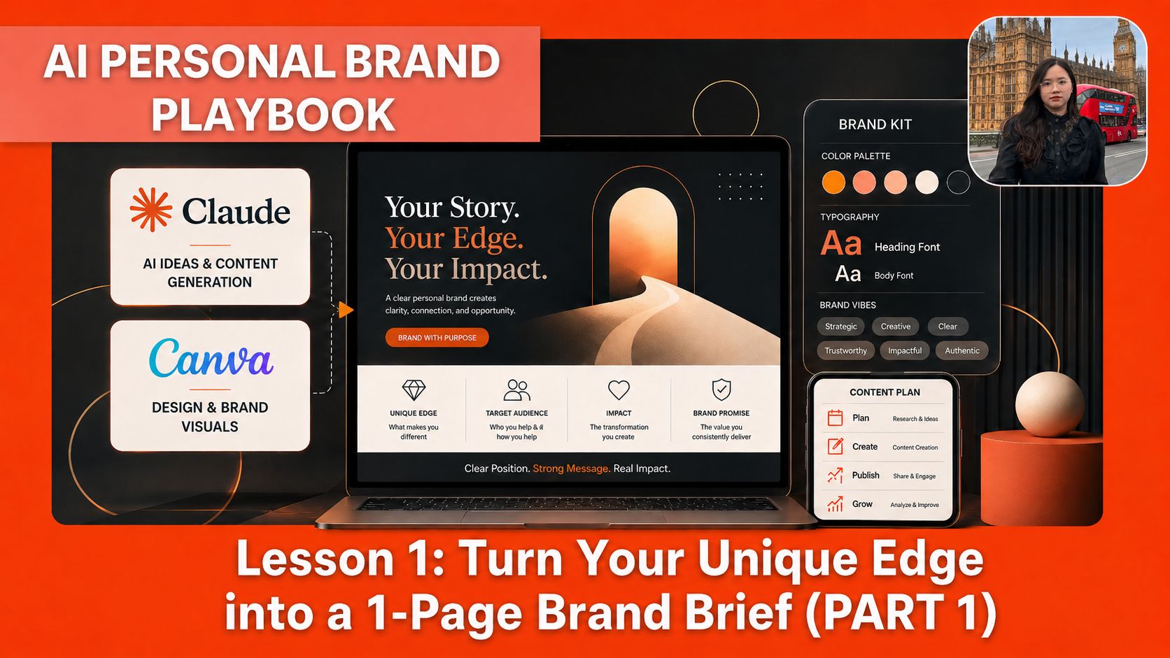 🚀 [AI Personal Brand Playbook] Lesson 1: Building your High-Impact Personal Brand with Claude (PART 1)