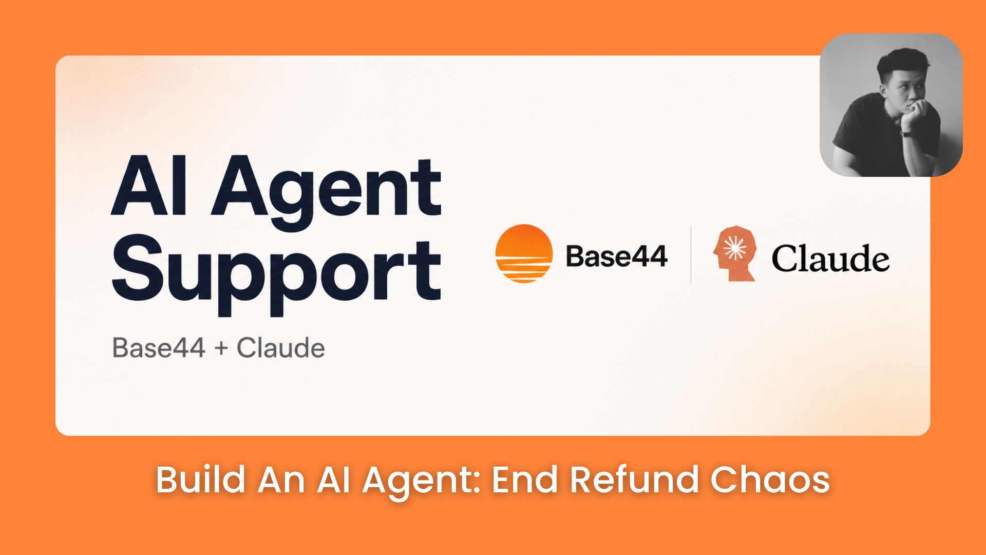 🎯 How to Create Your Own No-Code AI Support Agent in Base44 + Claude in Minutes