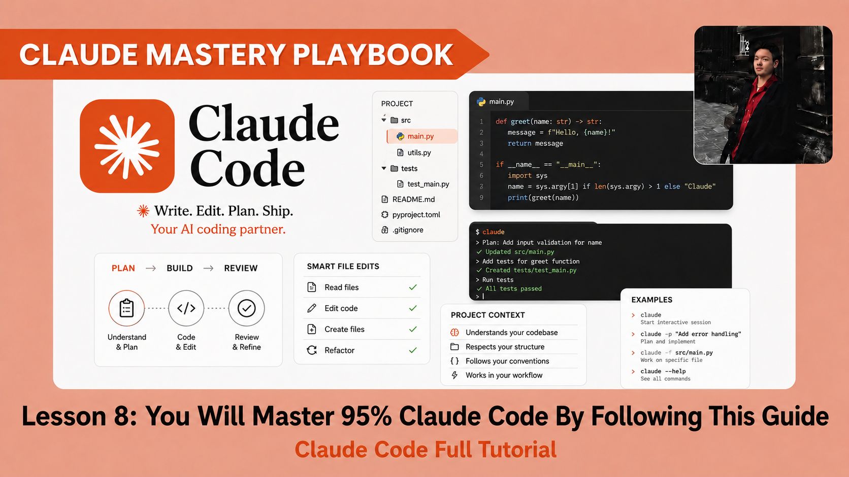 🔥 [Claude AI Mastery Playbook] Lesson 8: You Will Master 95% Claude Code By Following This Guide