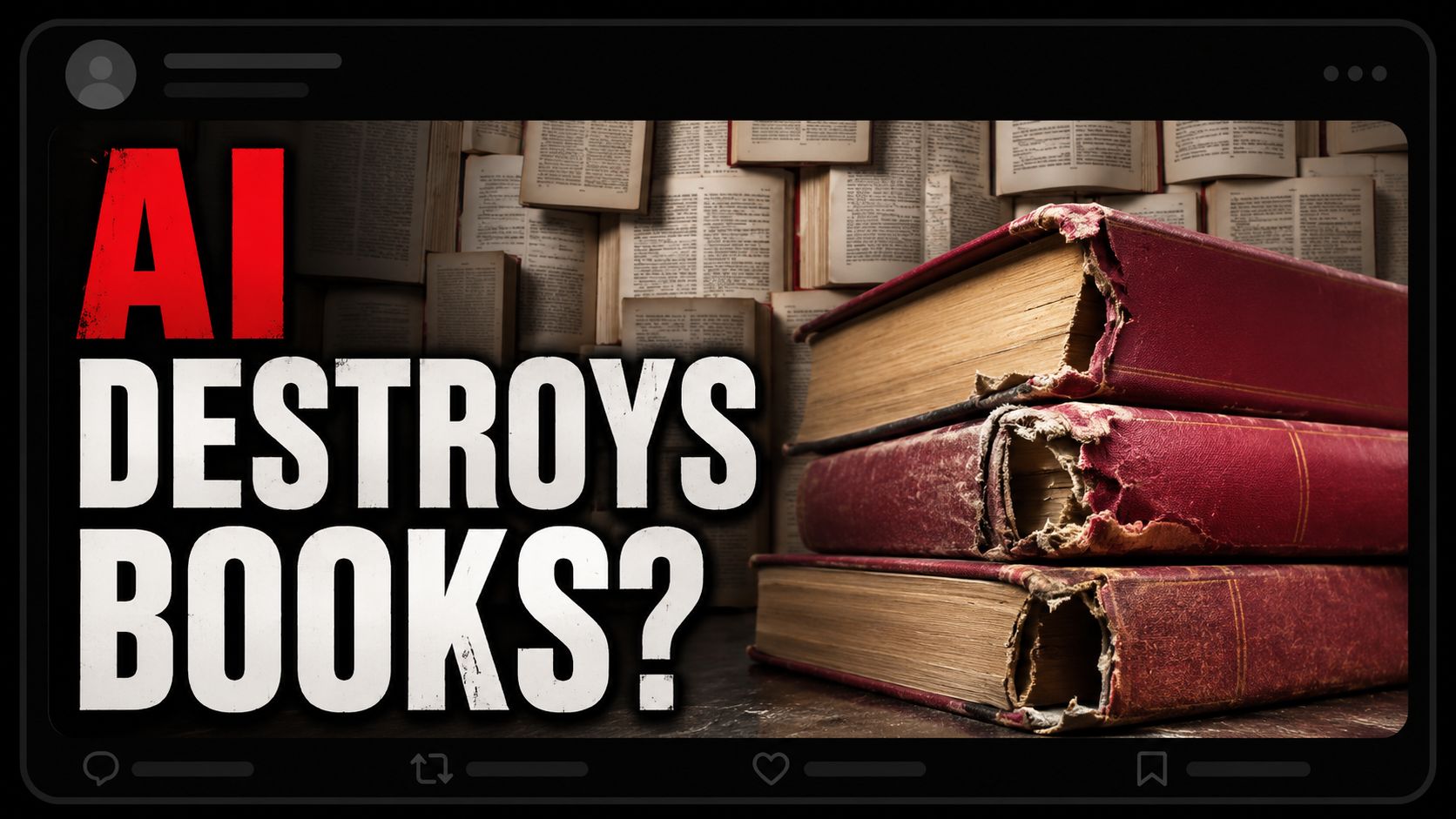 🗑️ Books Are Destroyed For AI Training?