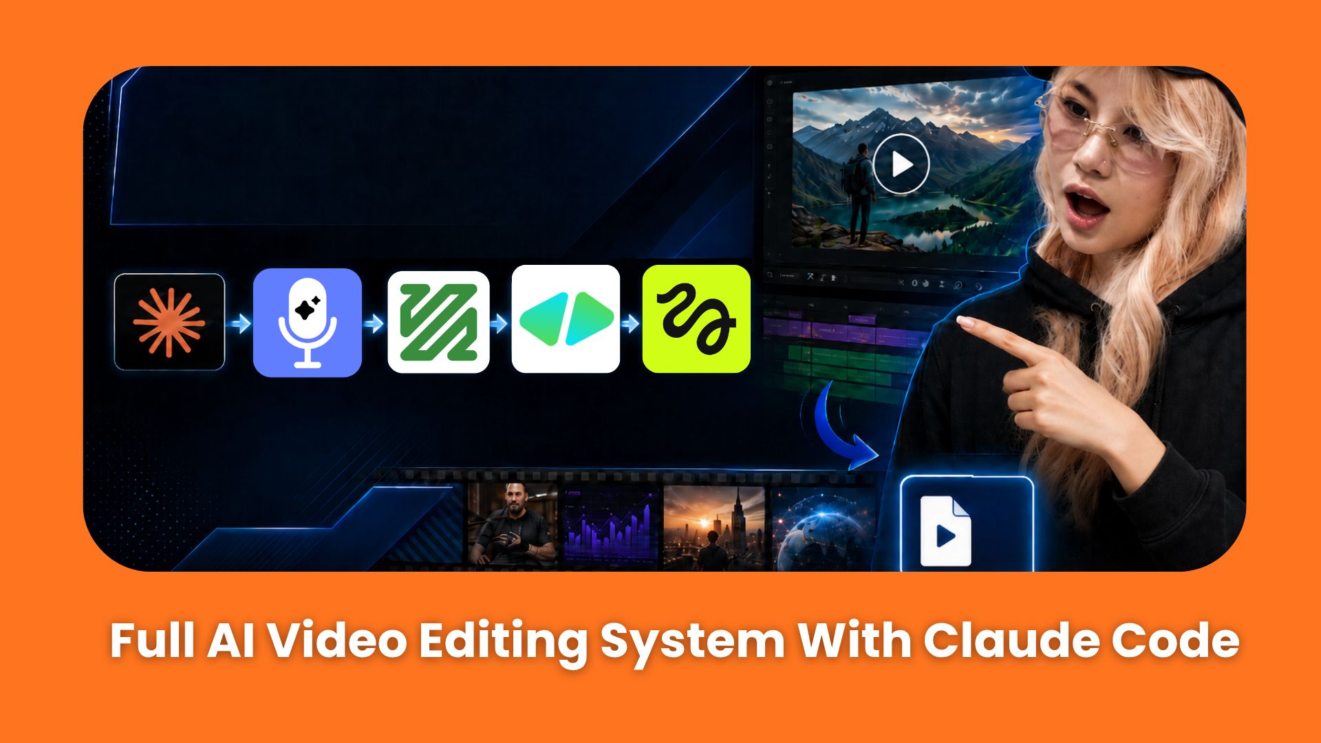 🎥 I Completely Automated AI Video Editing with Claude Code. Here’s the Full Stack