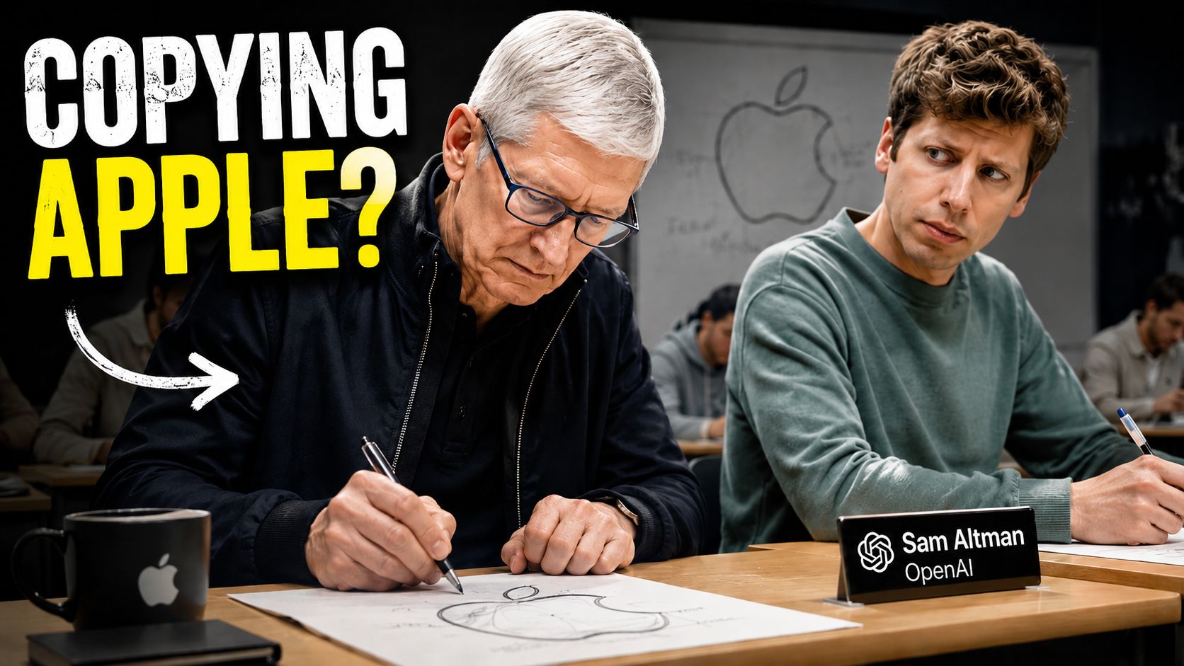 😂 Sam “Caught Copying Apple”!?
