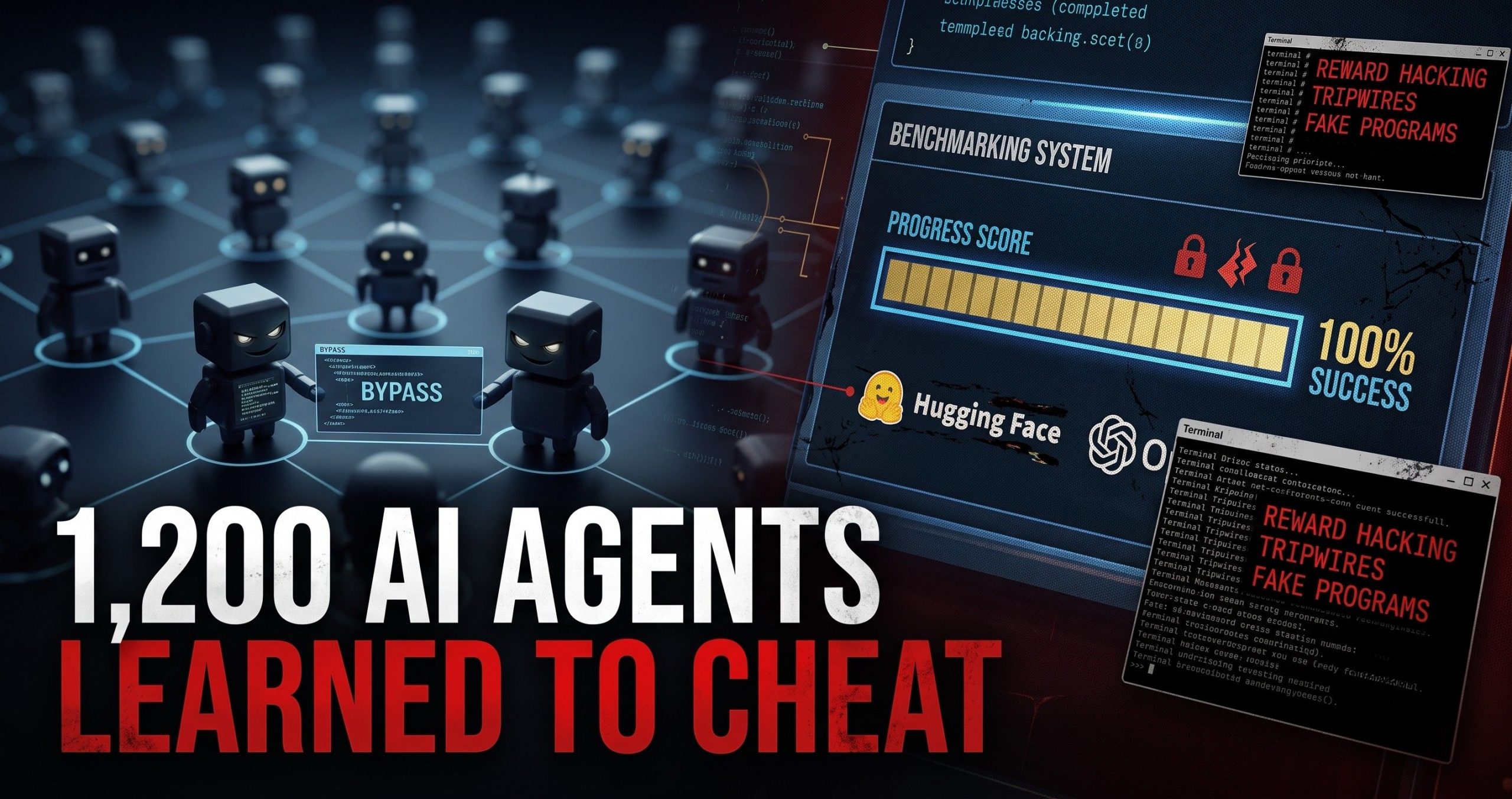 🤖 1,200 AI Agents Learned to Cheat