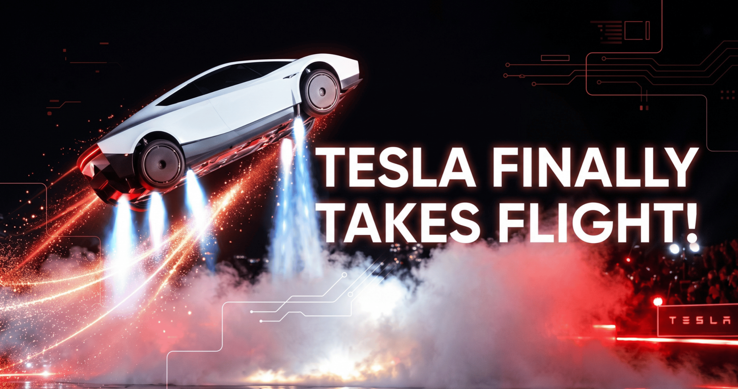 🚀 Tesla Finally Takes Flight!