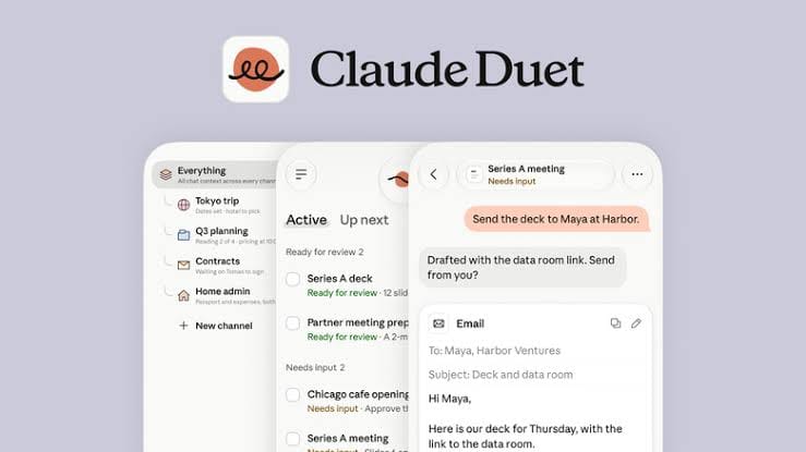 ⚡ Claude Duet: Your 24/7 AI Coworker!