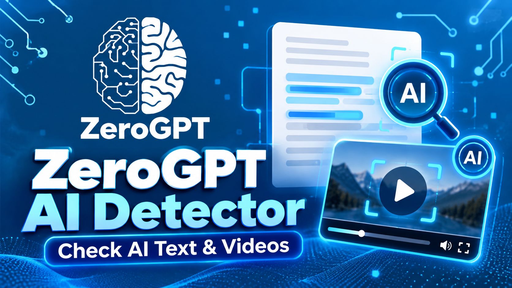 How to Detect AI-Generated Text and Videos with ZeroGPT